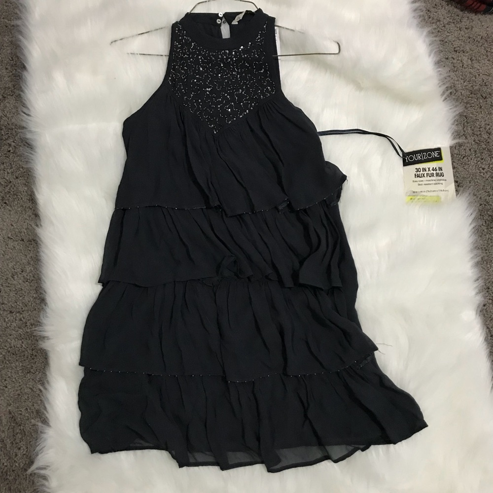 ZARA ruffle dress